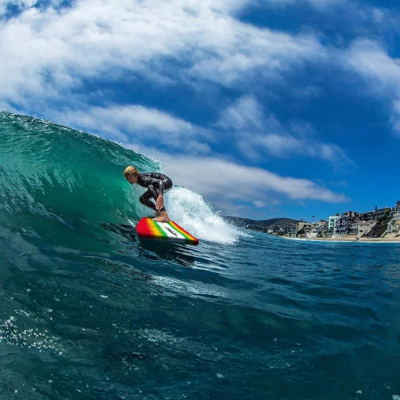 Wavestorm Soft Foam Surfboard with EPS Core and Water Barrier Skin Top Deck