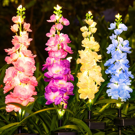 Outdoor Solar Flowers Lights for Yard Patio Garden Decor