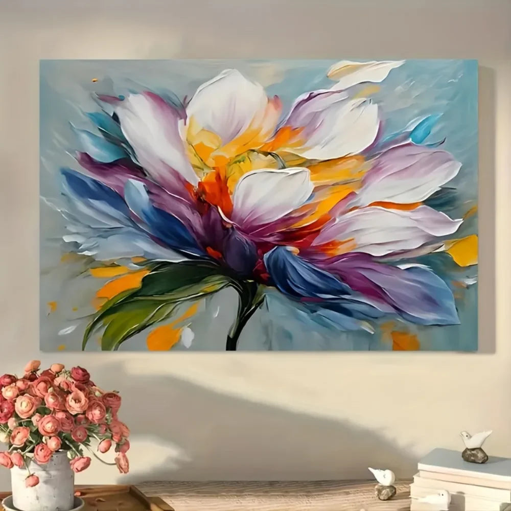 1 1.5 Inch Pine Frame Interior Art Mural