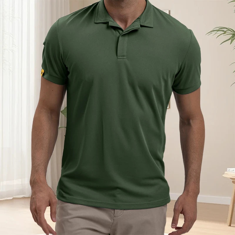 Men's Casual Short Sleeve Button Down Shirt for Summer