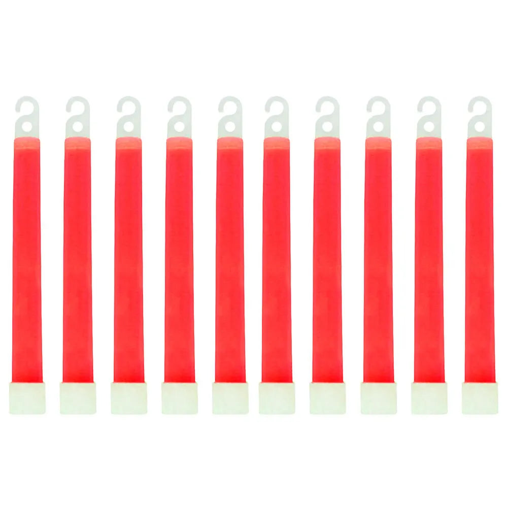 10 Pack 6 Inch Glow Light Sticks Emergency Warning Lamp Waterproof Hiking Camping Equipment