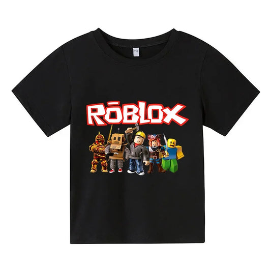 T-Shirt Boys Game Sports Casual Cotton Tee for Kids