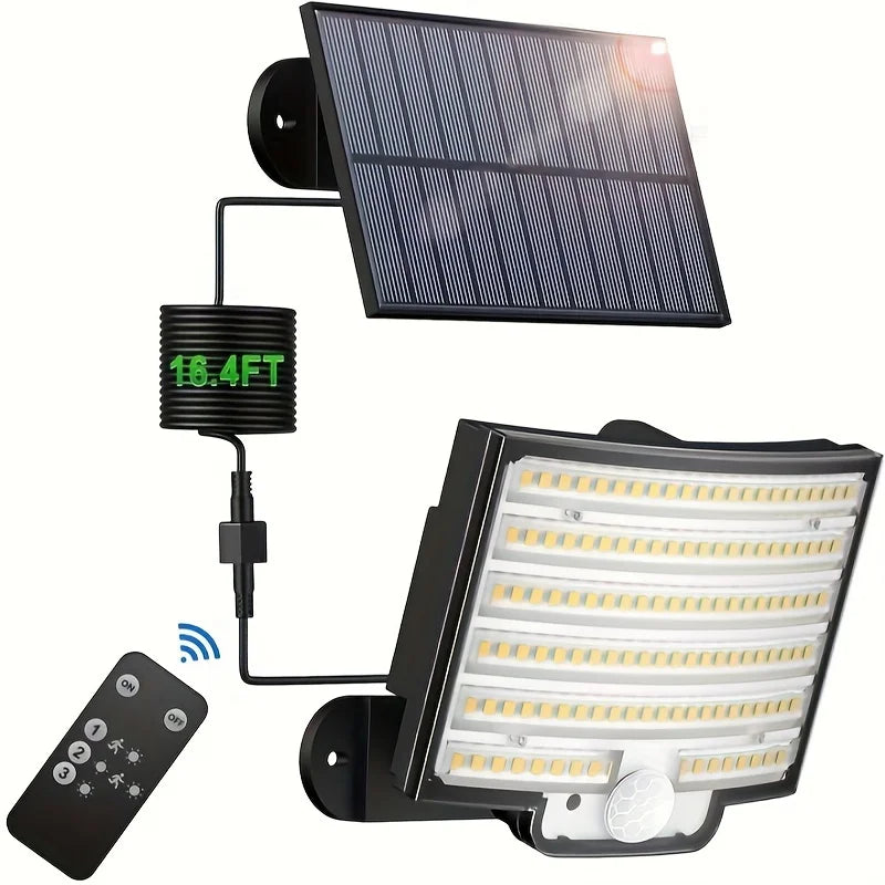 Solar Outdoor Lights - LED Motion Sensor for Easy Installation