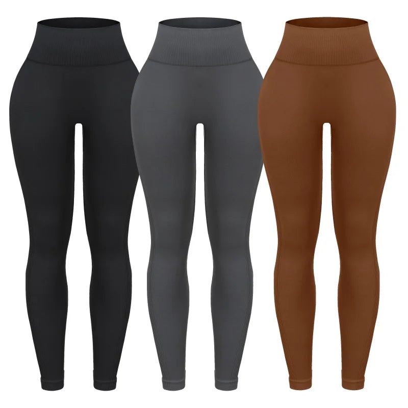 3 Piece Workout Leggings Sets for Women - Activewear Outfit
