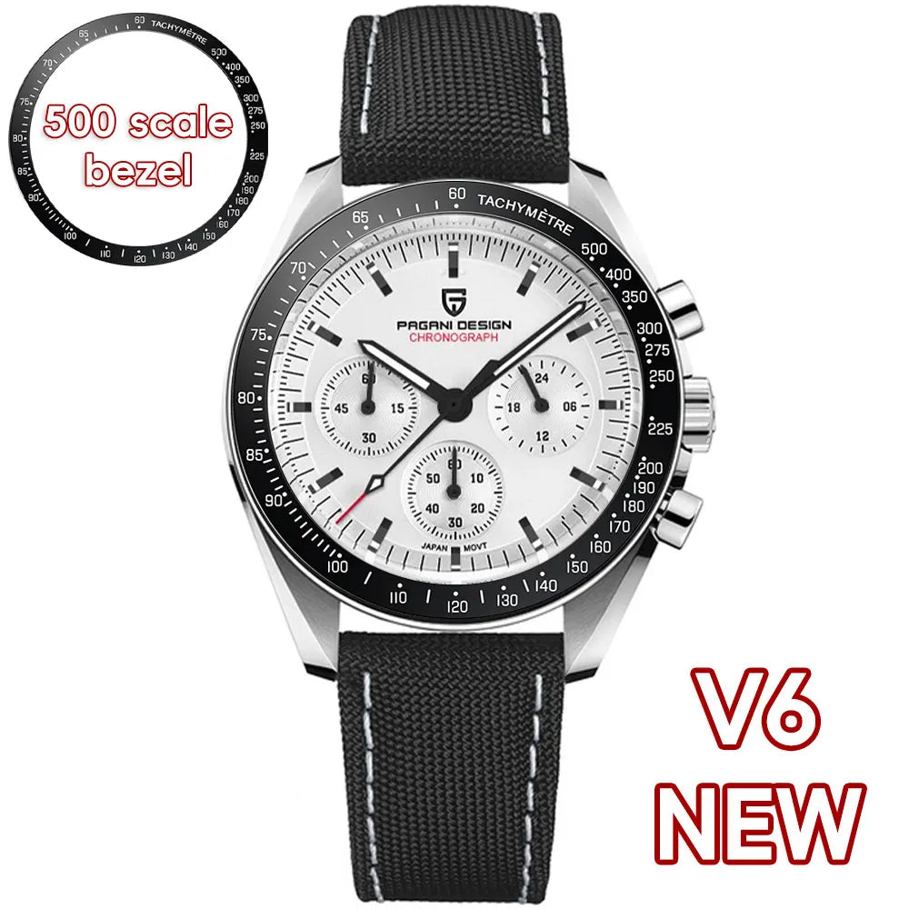 Men's Stainless Steel Quartz Watch with Folding Clasp and Round Dial