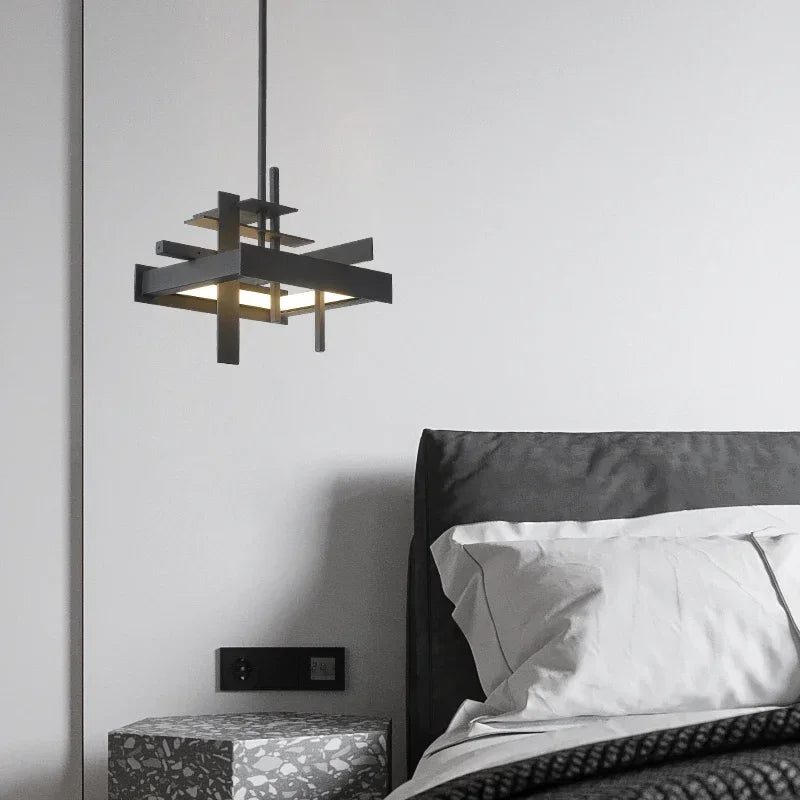 Nordic Restaurant Wall Lamp Cord Pendant Iron Finish Energy Saving Dimmable Light