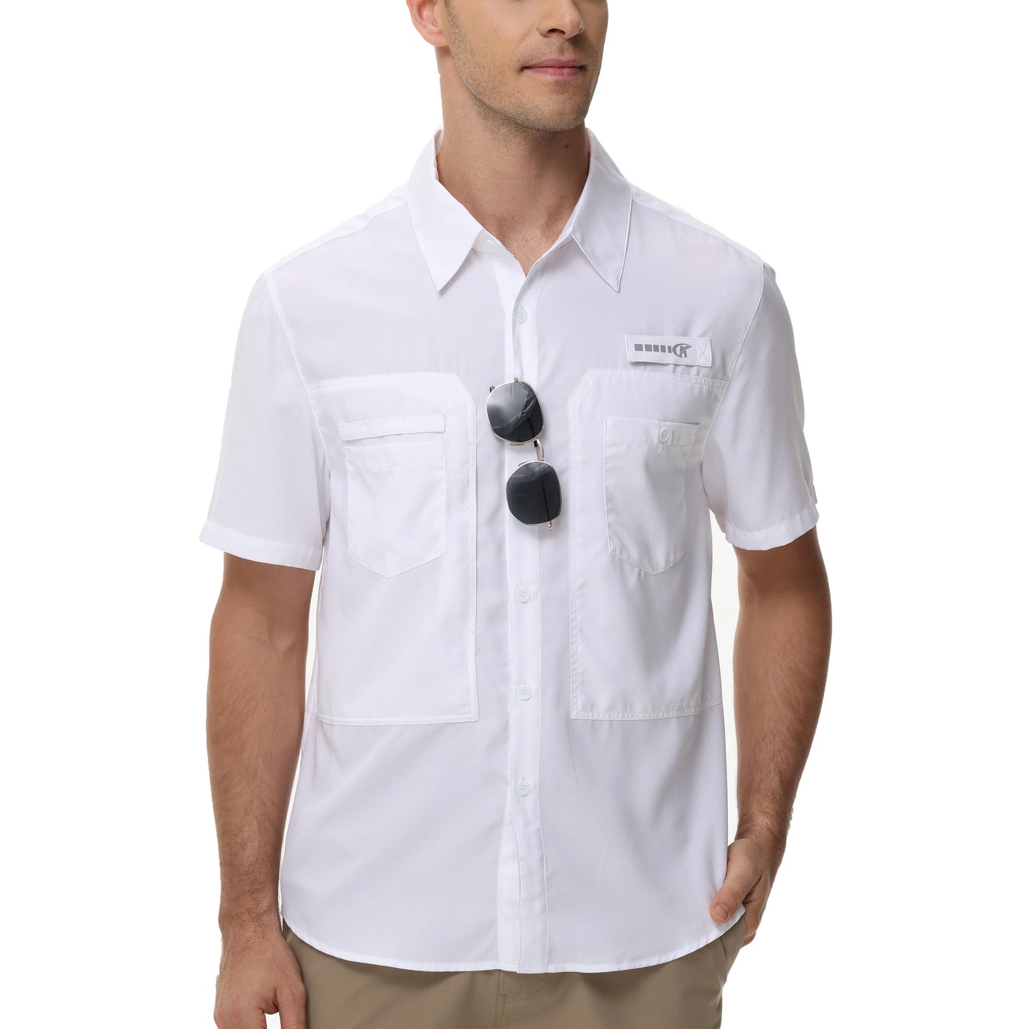 Men's Breathable Fishing Shirts with UV Protection and Pockets