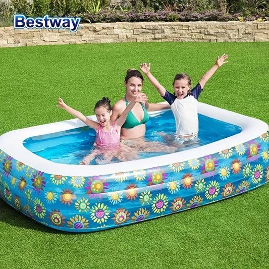 Family Inflatable Pool with Floating Row Model 54121