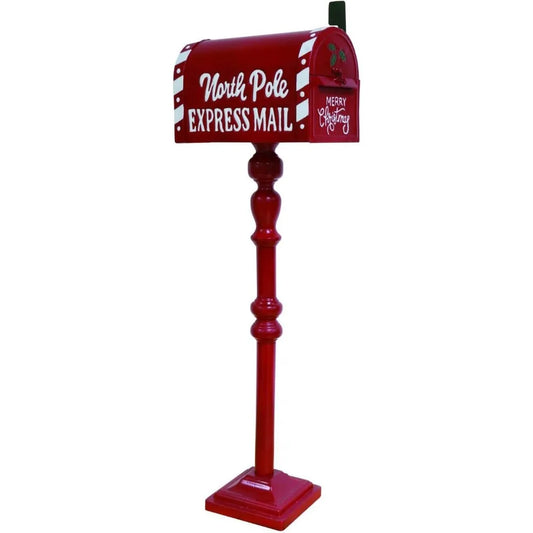 Celebrations Santa Mail Box Christmas Decor for Holidays