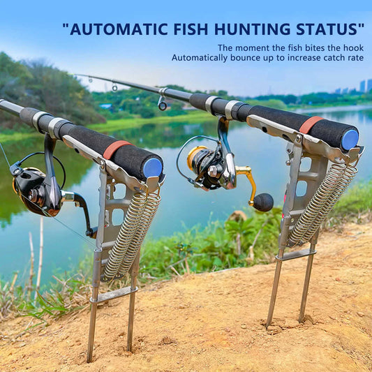 Fishing Rod Stand Holder Made of Premium Stainless Steel for Durability and Rust Resistance
