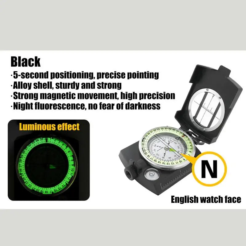 Waterproof High Precision Compass Outdoor Gadget Sports Hiking