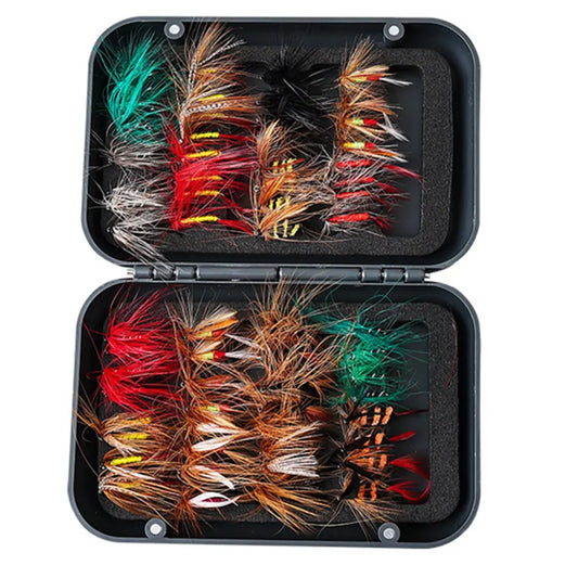 60 Piece Bionic Fly Hook Set For Freshwater And Sea