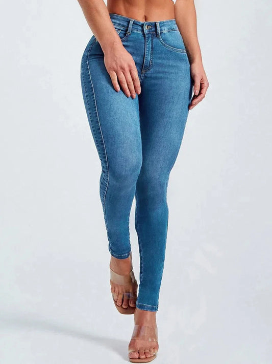 Women's Sexy Hip Lifting High Stretch Slim Fit Denim Jeans